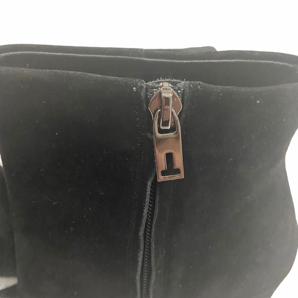 Ted Baker London Frillis Black Boot Ruffle Sz 40.5 - Picture 8 of 11